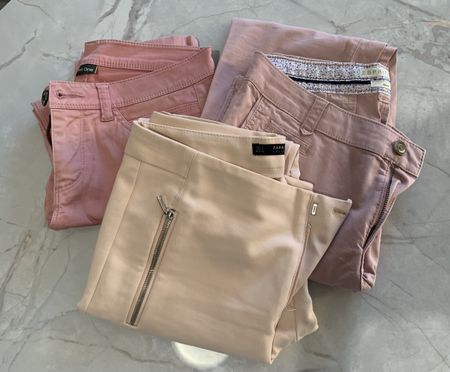 Diverse Damen Hosen (Esprit/Zara/Street One) - rosa - S/M