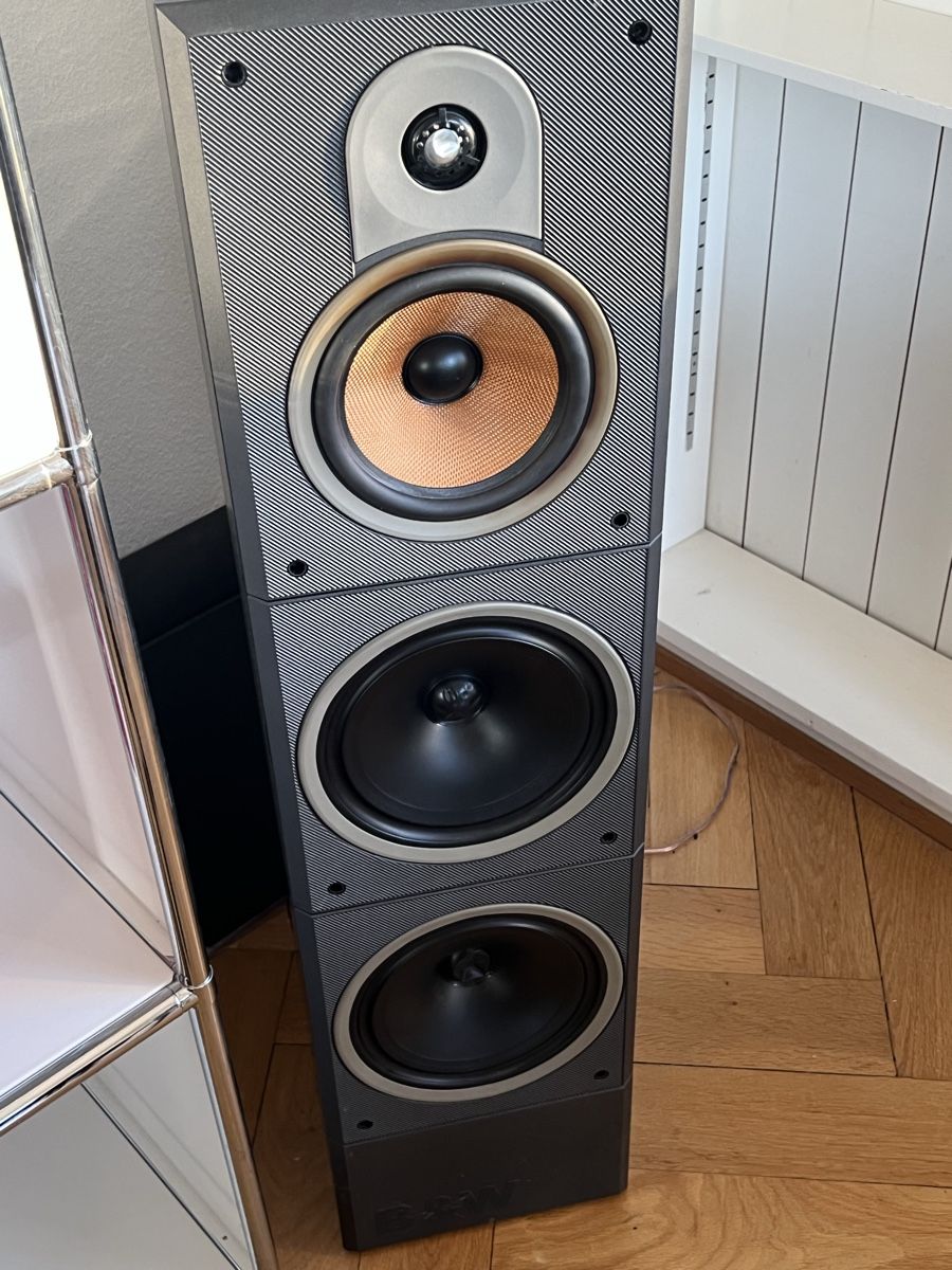 Bowers & Wilkins Casse acustiche: B&W 600 Standlautsprecher, Schwarz – Usato da Herrliberg venduto da nas_sv5p