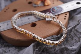 Citrin   Armband 925 Silber  ca 19cm  Edel      ab 35.-