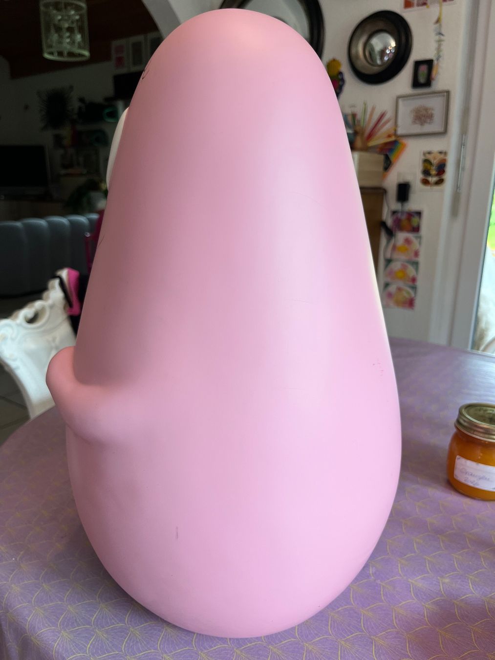 Sculture & Statue: Grande statue décoration Barbapapa rose – Usato da Porrentruy venduto da Madamebovary 3