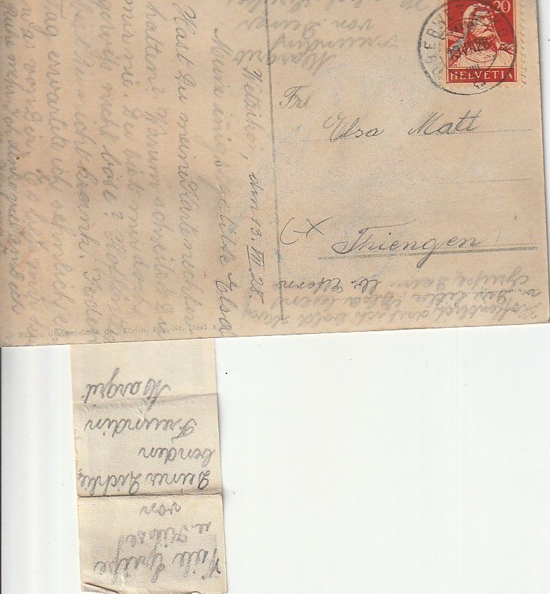 Cartoline postali: Super Top Leporello Wetzikon 12 Bild 1926 – Usato da Horgen venduto da Wasser2 1