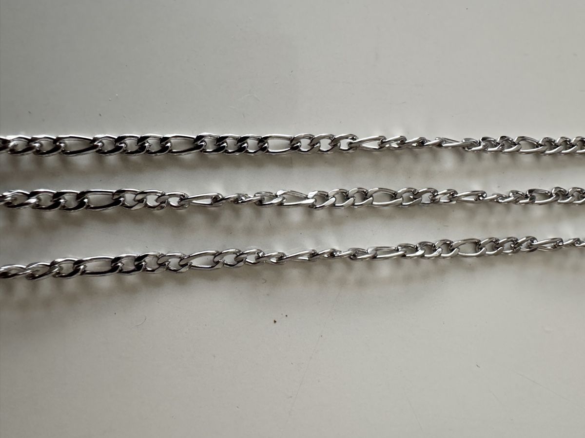 Catenine: Kette Edelstahl Figaro inkl.Armband – Nuovo e nell'imballaggio originale da Basel venduto da triniswiss68 1
