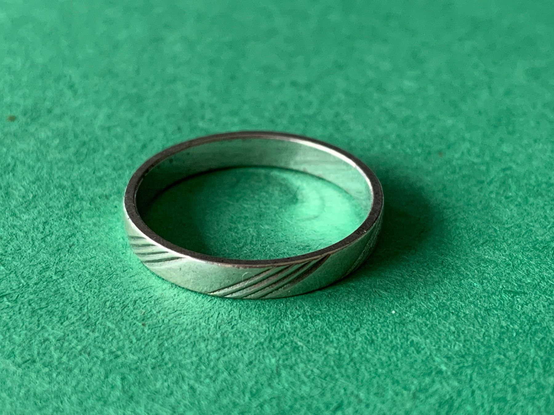 Bagues: Silberring schraffur simple – D'occasion à Laufen par Bellebellezza 5