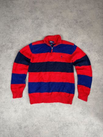 Ralph Lauren Quarter-Zip Pullover - Grösse: XS | Vintage