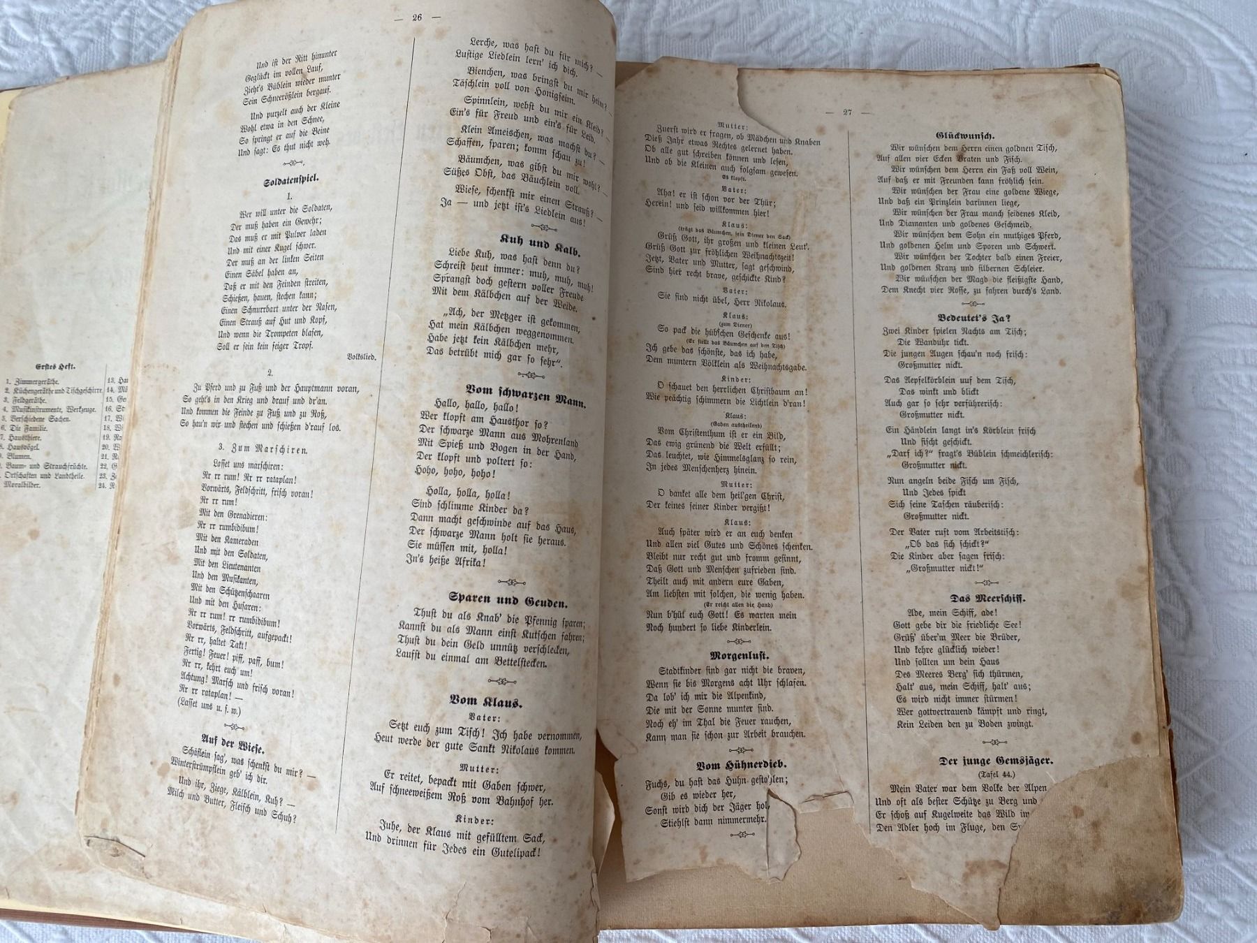 Libri: Antikes Kinderbuch "J. Staub's Bilderbuch" – Usato da Unterterzen venduto da bac_287t 3