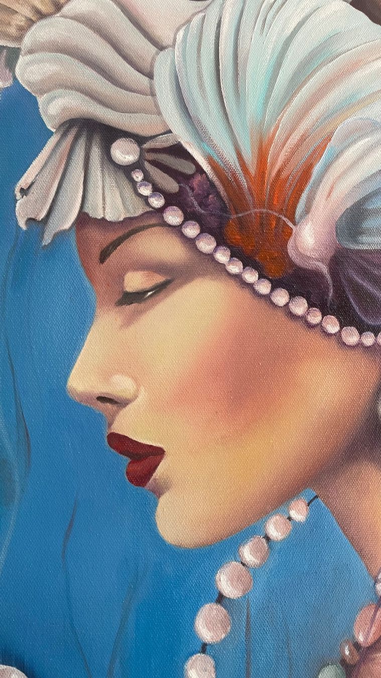 Foto & Immagini: Aphrodite - großes Ölgemälde 81x100 cm – Nuovo (secondo la descrizione) da Buchs SG venduto da ViccaArt 2