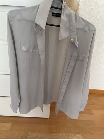 Damen blaue Hemd