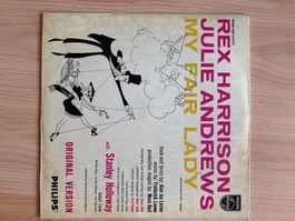 My Fair Lady Rex Harrison Julie Andrews Philips LP Origin...