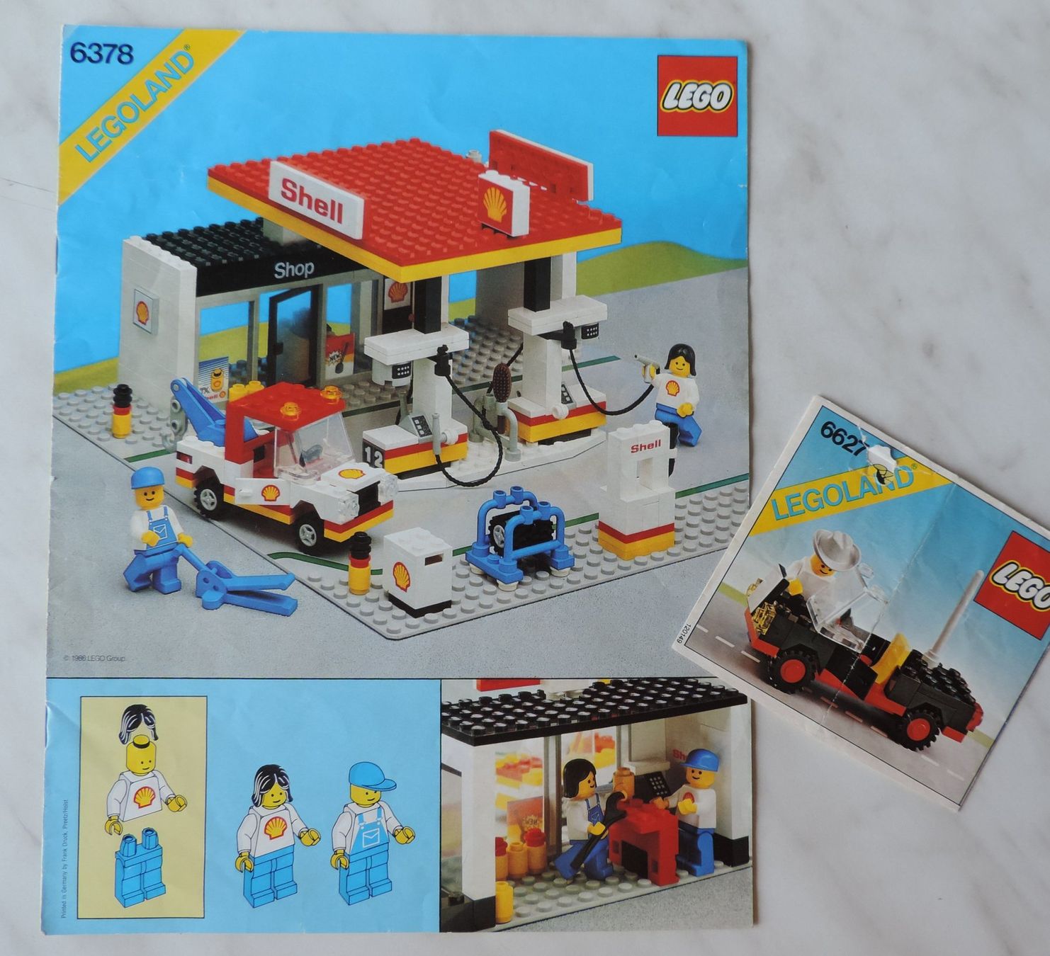 Lego Jouets: Shell Tankstelle, Set 6378 + Cabrio Set 6627 – D'occasion à Burgdorf par ursla50 7
