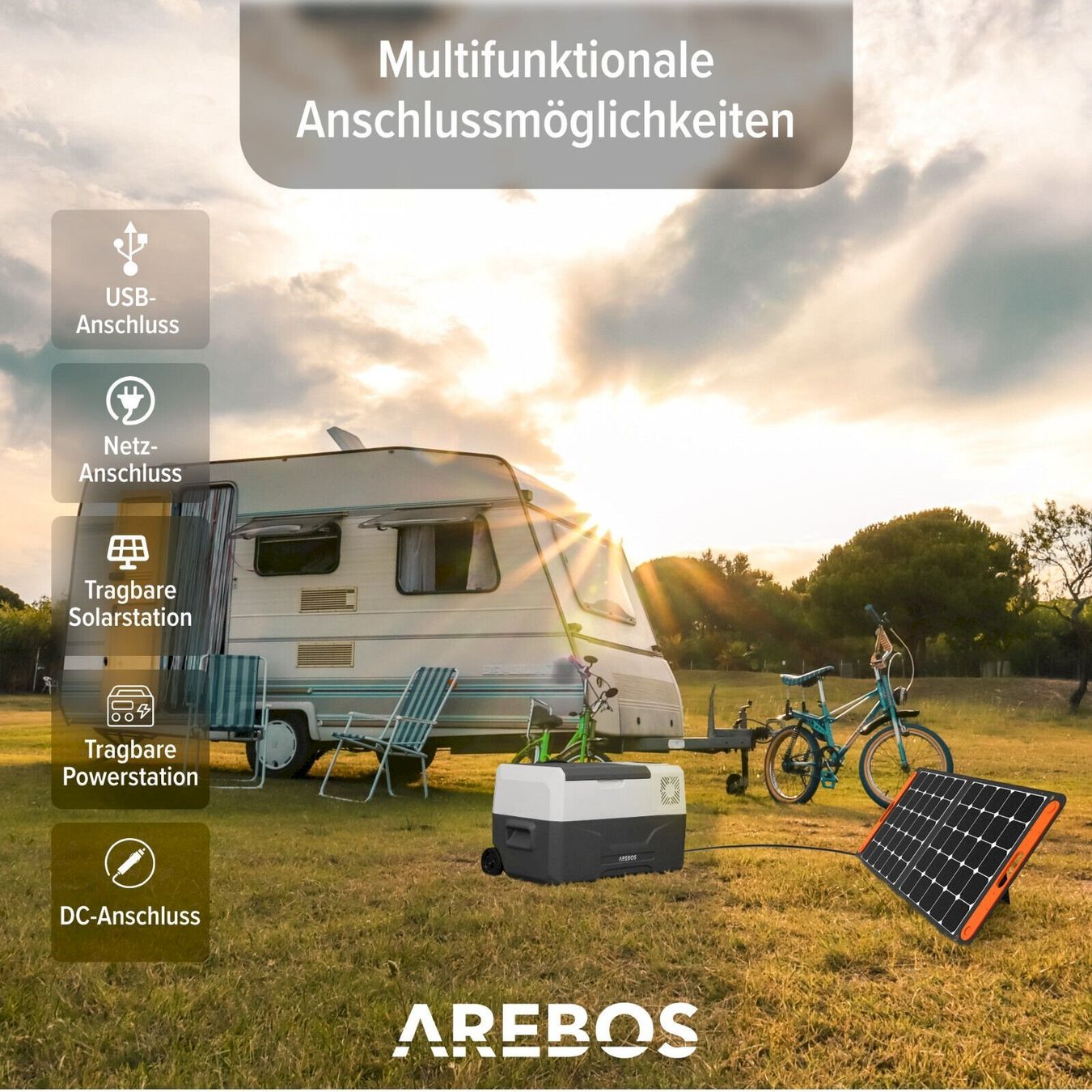 Réfrigérateurs et refroidissement: AREBOS Kompressor Kühlbox mit Rollen 27L – Neuf avec emballage d'origine à Bottighofen par zaap 6