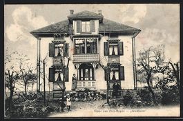 AK Ober-Aegeri, Hotel Friedheim, 1921