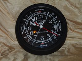 horloge murale publicitaire Rip Curl années 2000 indi. marée