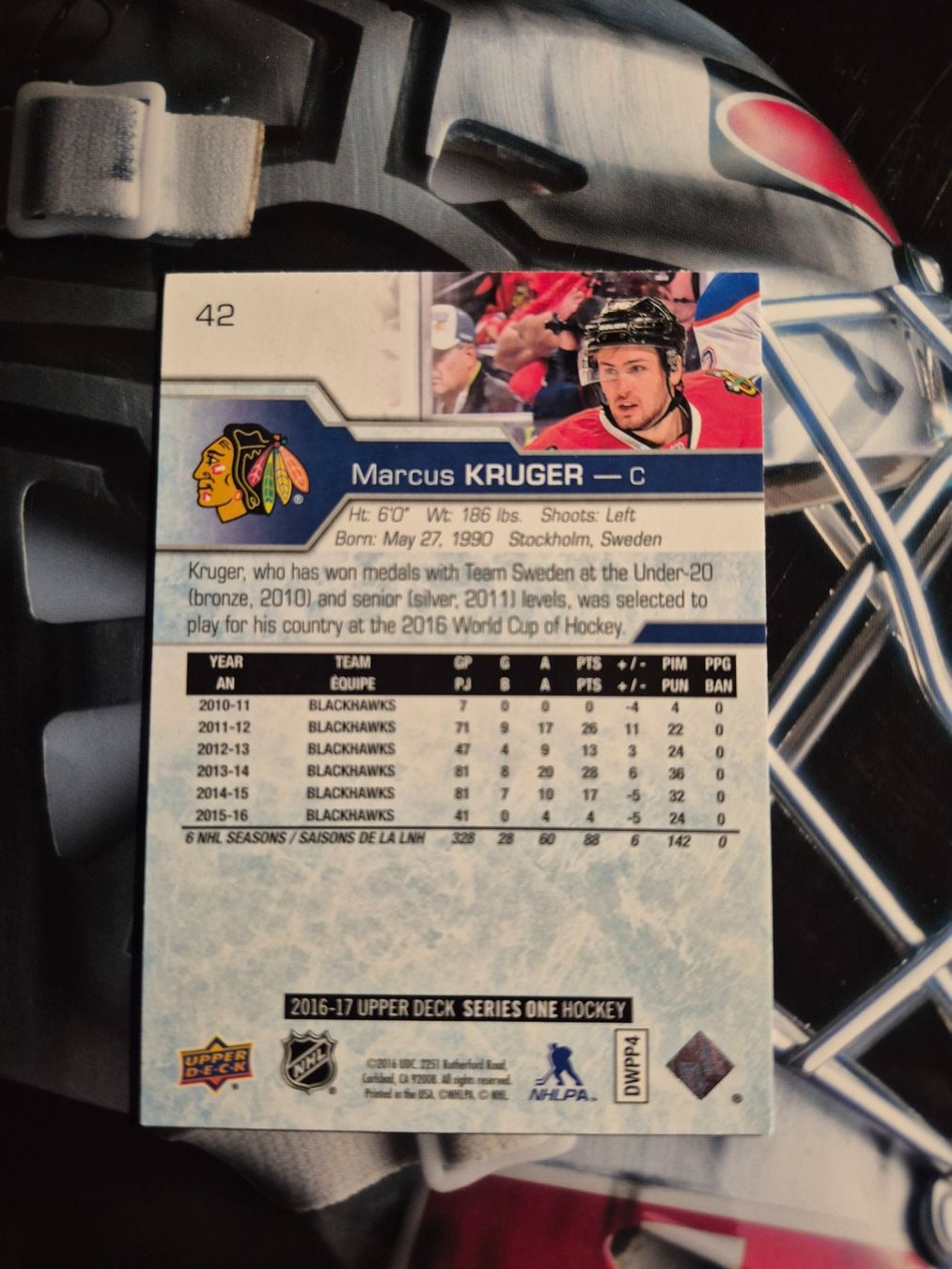 NHL Carte collezionabili: NHL Marcus Kruger Chicago Blackhawks – Usato da Treiten venduto da Sauber73 1