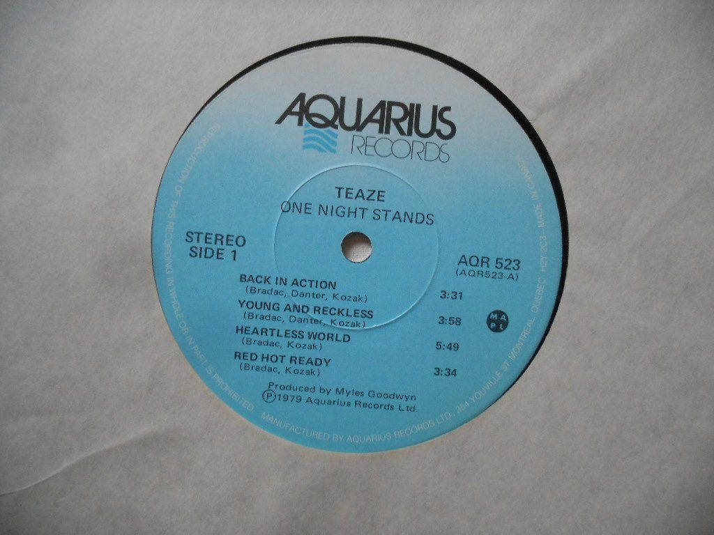 Schallplatten: TEAZE  -  ONE NIGHT STANDS – Gebraucht aus Bex von Giorgiob 4