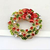Brosche Kranz ( Weihnachtskranz)
