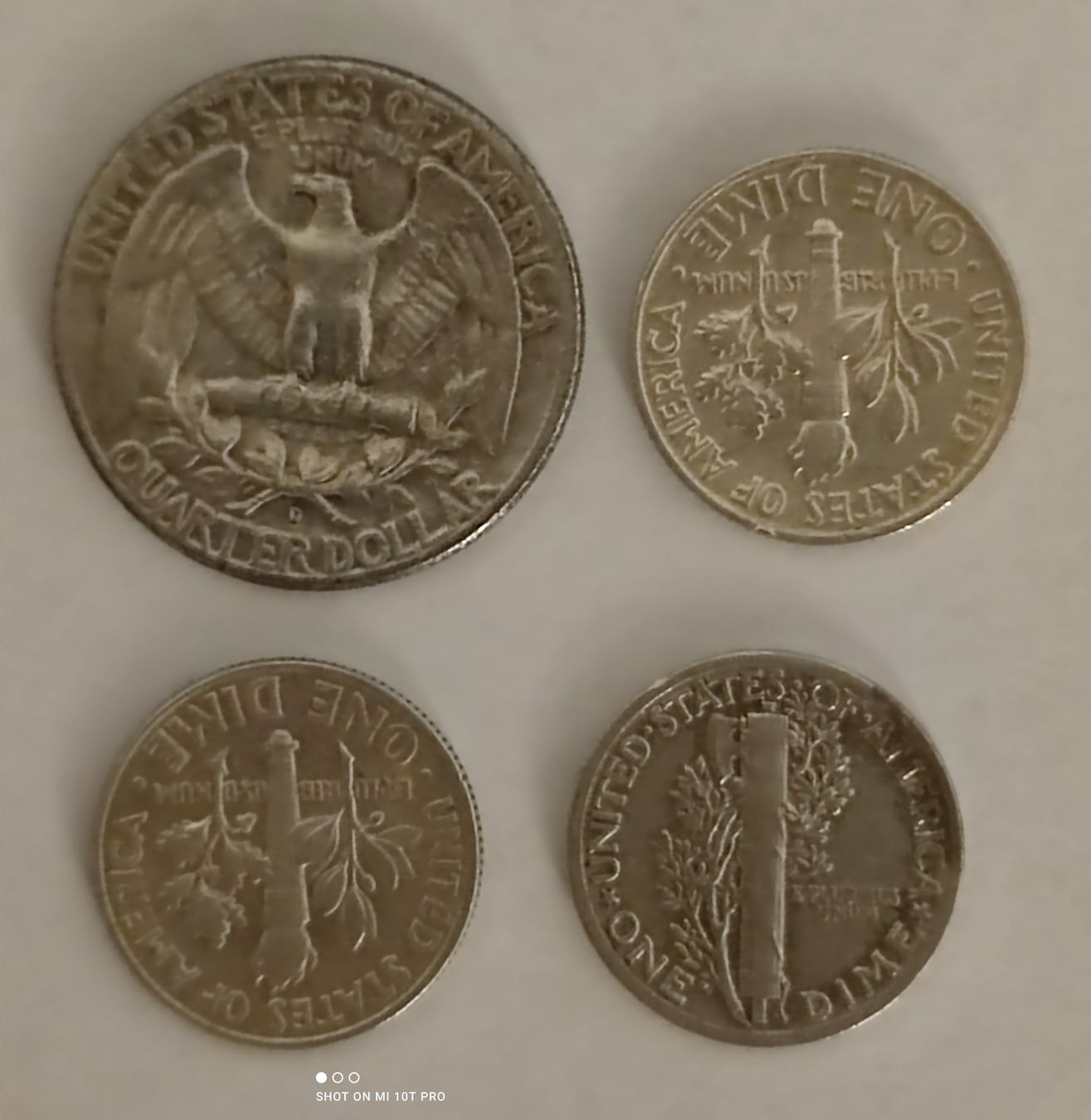 Tutti le monete: USA 4 münzen Silber – Usato da Schaffhausen venduto da coinbaron 1