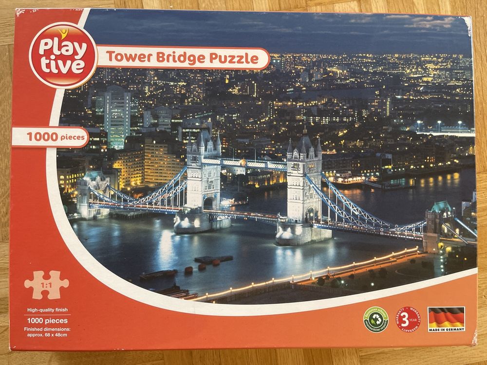 Puzzle Tower Bridge London, 1000 Teile * (Gebraucht) in Schönenbuch für ...