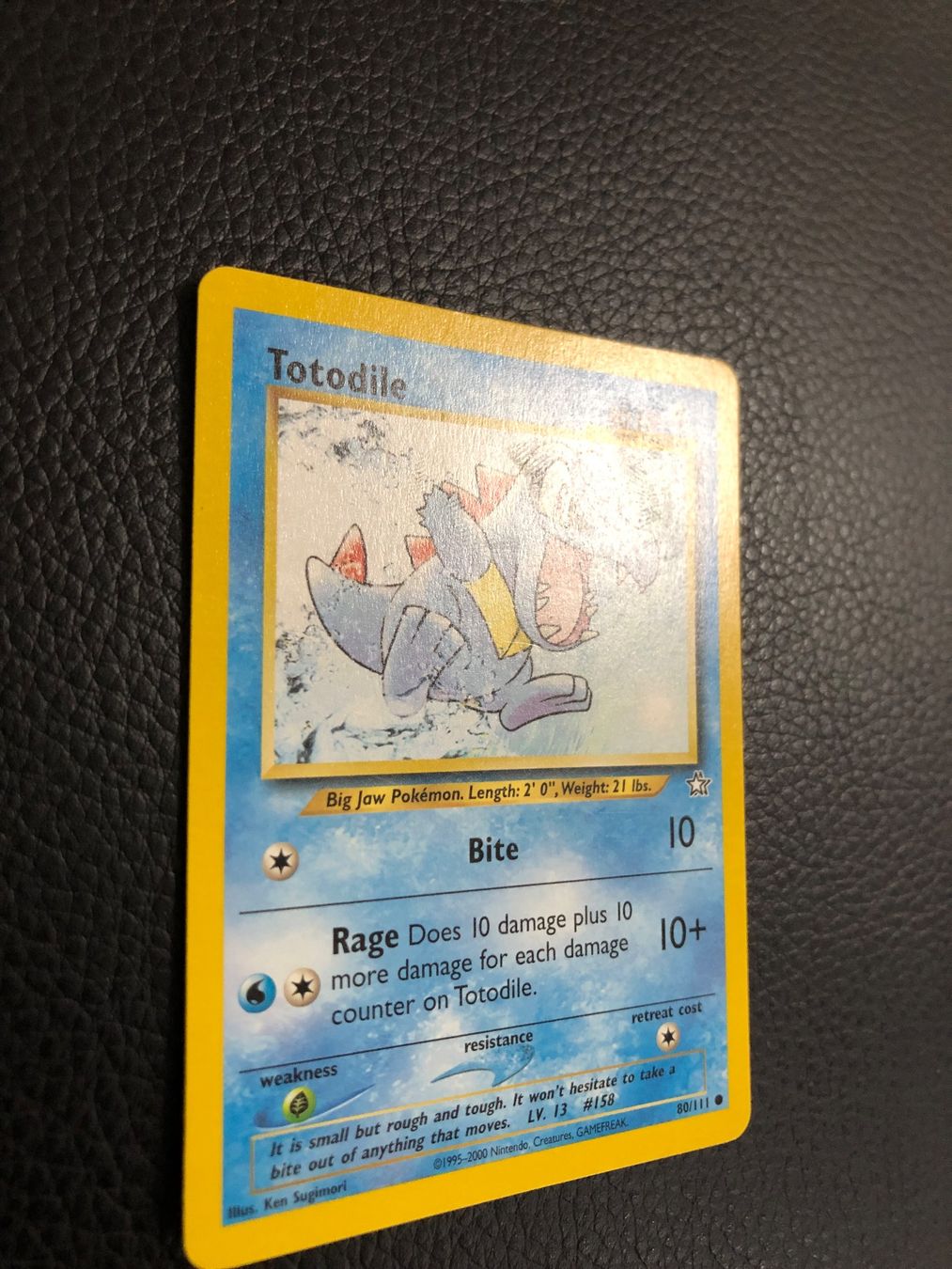 Pokémon Carte collezionabili: Neo Genesis Totodile 80/111 Ab 1 – Usato da Paradiso venduto da Pkmn10 1