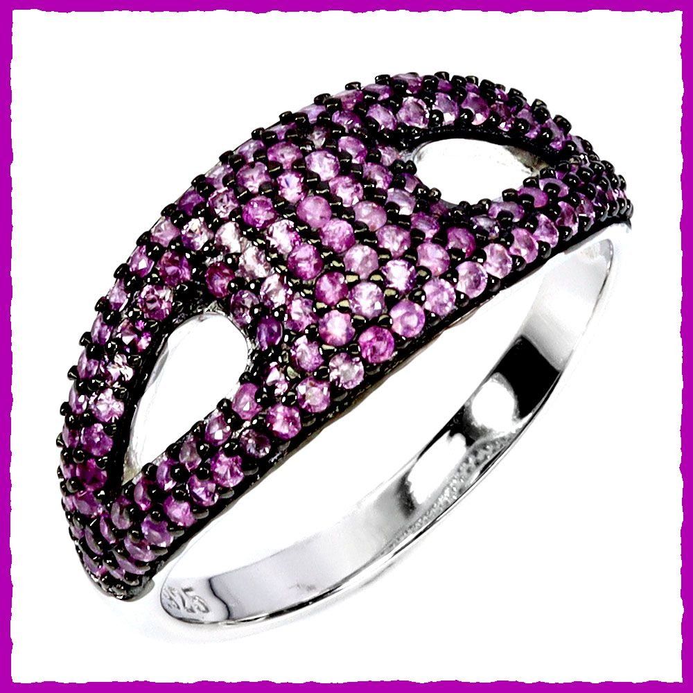 Anelli: Pink Saphir Ringe 925 Silber – Nuovo e nell'imballaggio originale da Oberglatt ZH venduto da Goldfee1