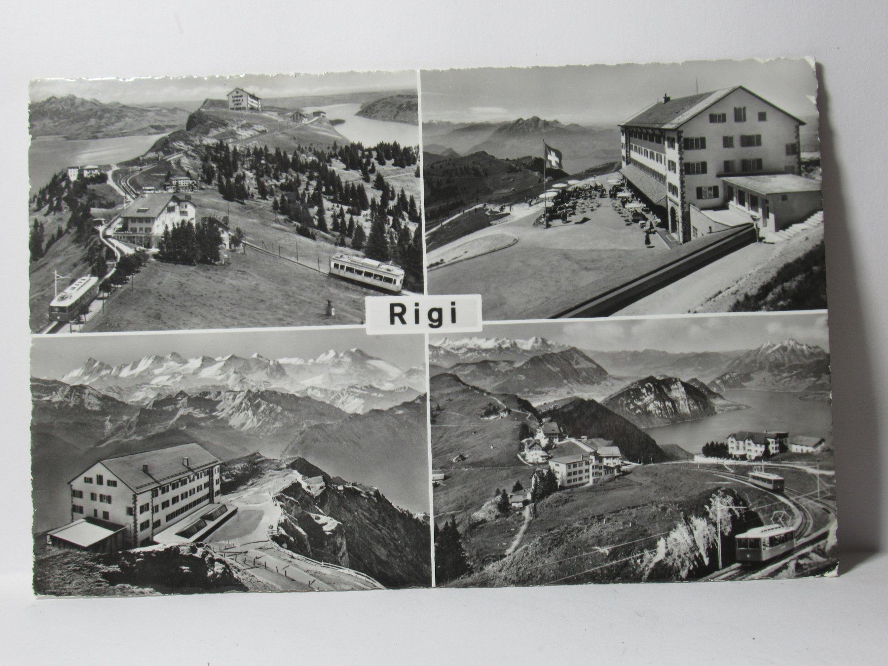 Cartoline postali: Rigi , Hotel , Bergbahn  1960 – Usato da Grenchen venduto da Bluemchen1900 2