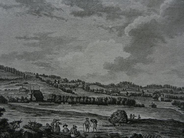Incisioni: Vue du château Riggisberg – Usato da Risch venduto da Rischli15 2