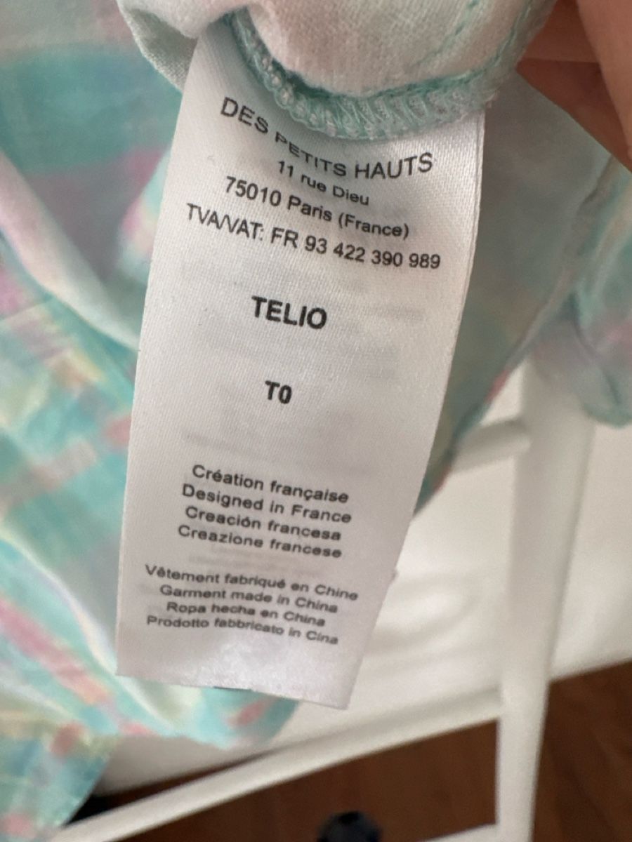 Des Petits Hauts Tops: Jolie Blouse / Bluse  des Petit Hauts taille 0 – Gebraucht aus Zürich von SwissTech37 3