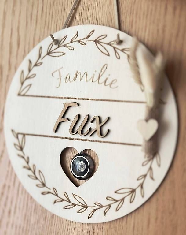Tutte le decorazioni: Türschild personalisiert mit Name – Usato da Glis venduto da KubEmma.ch 3