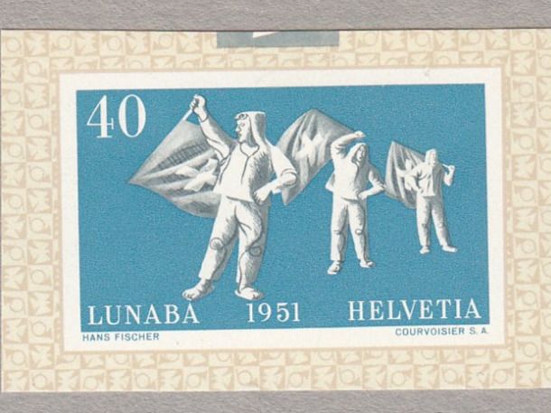 Tutti i francobolli: SBK W32A Blockausschnitt LUNABA postfrisch – Usato da Bürglen TG venduto da StampGraf