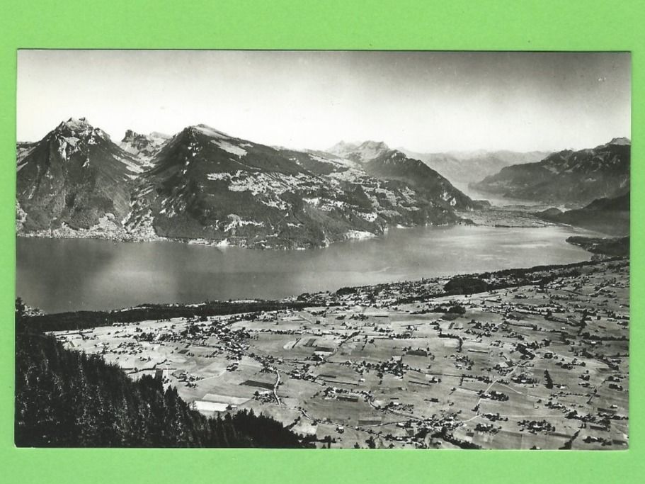 Cartoline postali: Niesen-Kulm, Thunersee, Justistal – Usato da Zürich venduto da t24_de