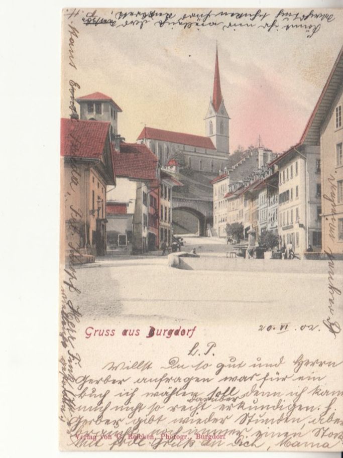Cartoline postali: Burgdorf 1902 – Usato da Bürglen TG venduto da StampGraf