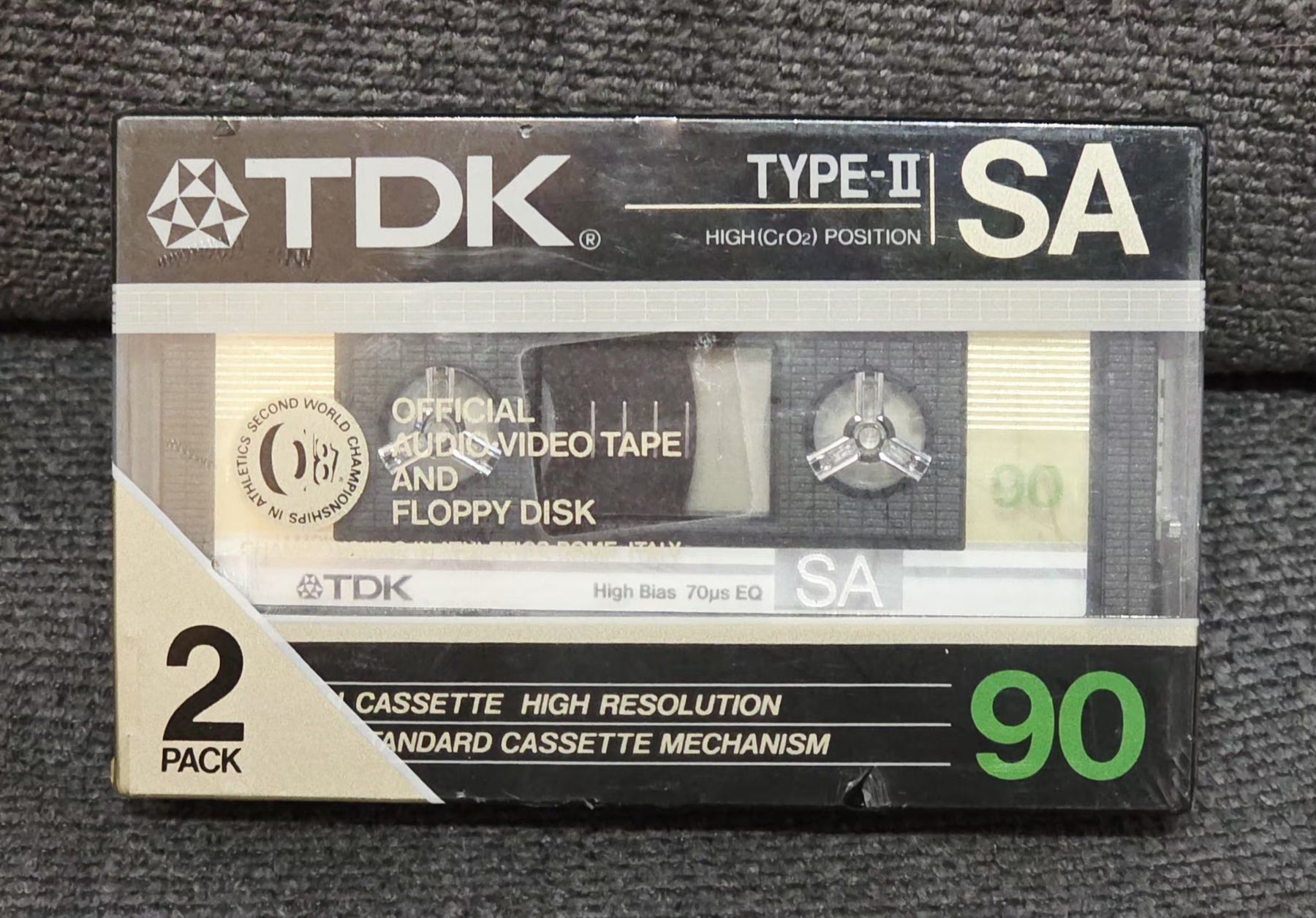 Cassettes audio: DUO cassettes TDK"SA90"de 1985 – Neuf avec emballage d'origine à LAUSANNE par Mistersound