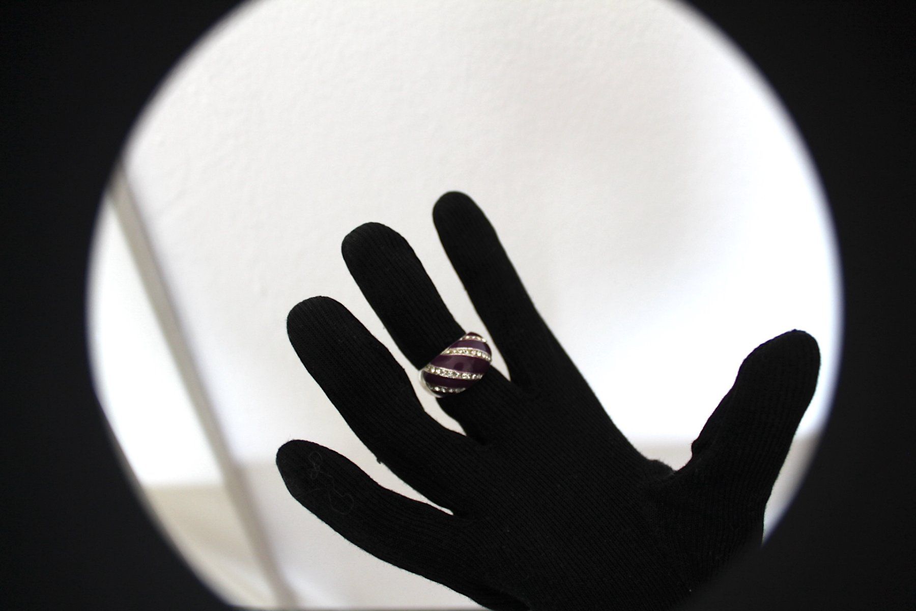 Anelli: Ring mit Strasssteine Gr.58 -18.5 – Usato da Locarno venduto da madame-tus-sauds 2