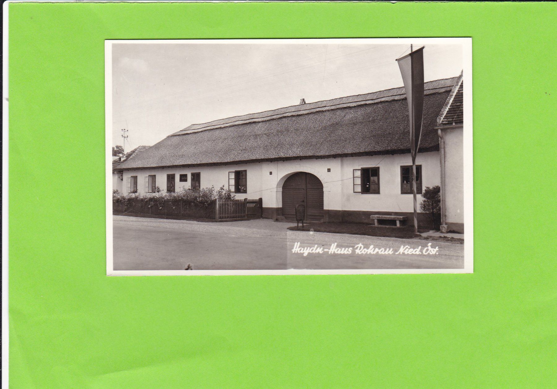 Ansichtskarten: Haydn Haus Rohrau – Gebraucht aus St. Peterzell von neckertal