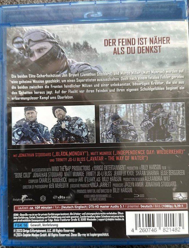 Tutti i DVDs: Bone Cold: Ghost Sniper - Blu-ray, Top Zustand – Usato da Beringen venduto da Mantafisch1 1