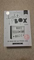 A Little Lovely Light Box - Schwarzes Leuchtschild Set