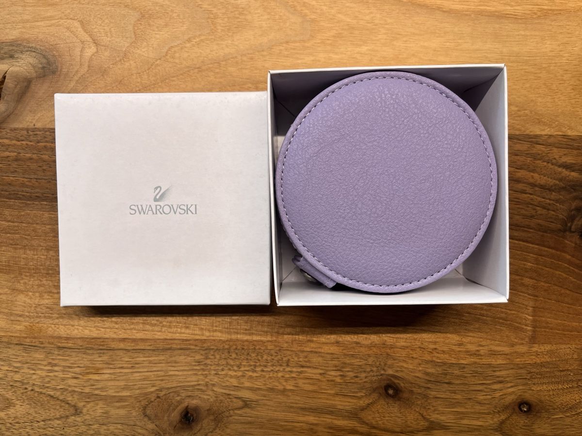 Portagioie: Schmucketui Swarovski Lila rund – Nuovo e nell'imballaggio originale da Au SG venduto da sam_m2fd 2