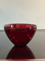 Schale Glas rot orrefors fuga Palmqvist Schweden 1953/43