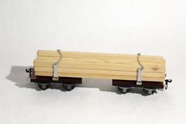 BUCO - LANGHOLZWAGEN, Spur 0, Handgefertigt, Schweiz