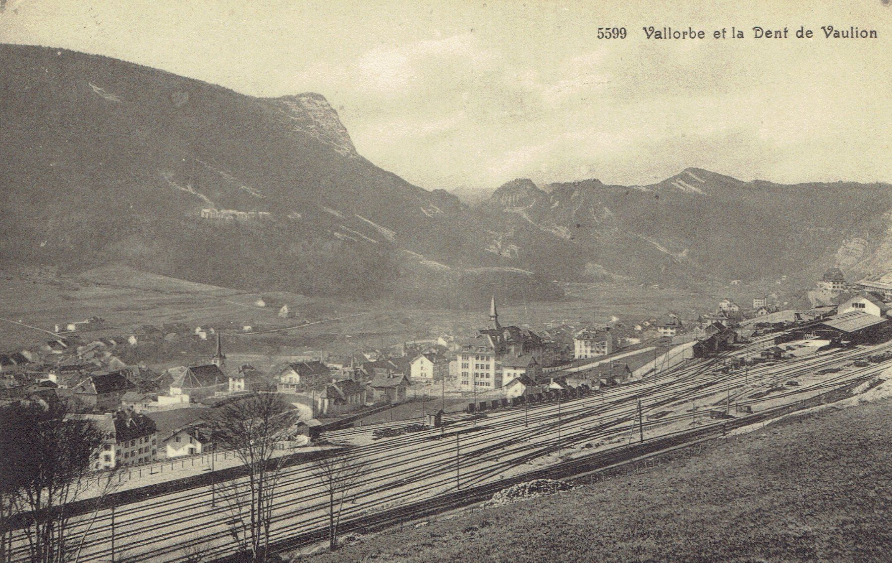 Cartoline postali: Vallorbe VD, um 1910 – Usato da Otelfingen venduto da Schmitte9