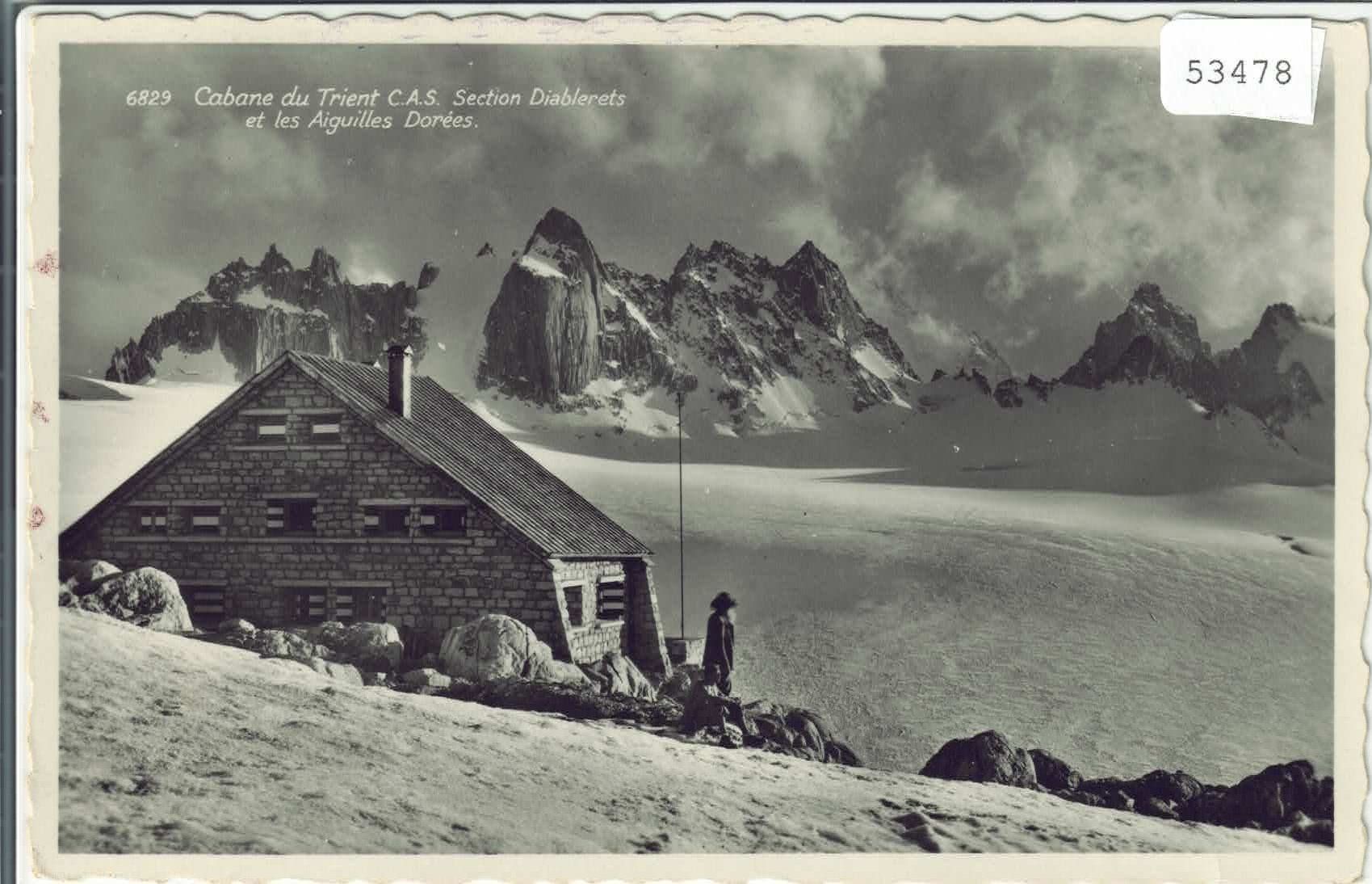 Cartoline postali: Cabane du Trient C.A.S. Section Diablerets – Usato da Ettingen venduto da Kartenplanet