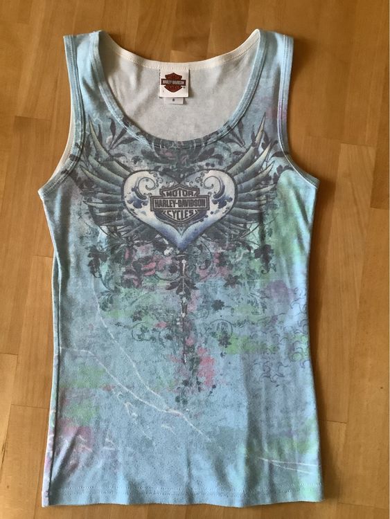 Harley-Davidson T-shirt: Harley Davidson Shirt /Top Gr. S Vintage Log – Usato da Belp venduto da embudu20