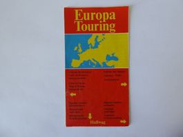 Hallwag Strassenkarte Europa, 1975