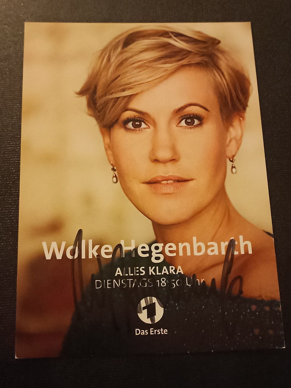 Autografi: Wolke Hegenbarth -  handsignierte Autogrammkarte – Usato da Menziken venduto da Artographs