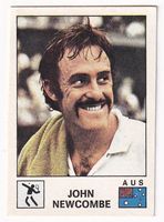 John Newcombe AUS Sport Vedettes Panini N° 210