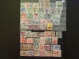 Polen Briefmarken 1951-1956 gestempelt