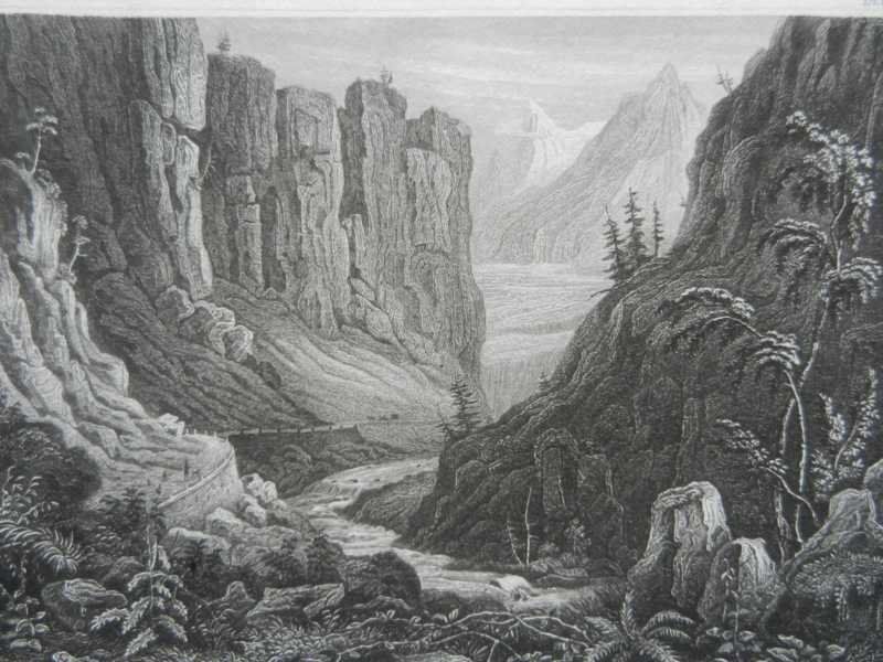 Gravures: Die Splügenstrasse – D'occasion à Risch par Rischli15 1