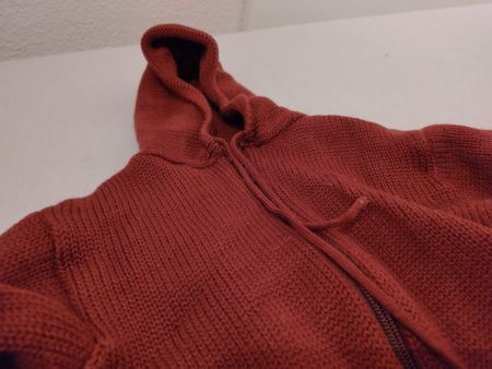 rote Wolljacke 100% Schurwolle, 98