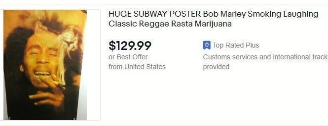 Fanartikel: Bob Marley Weed Cannabis Smoking 2 Poster – Neu und originalverpackt aus Bonn von  1