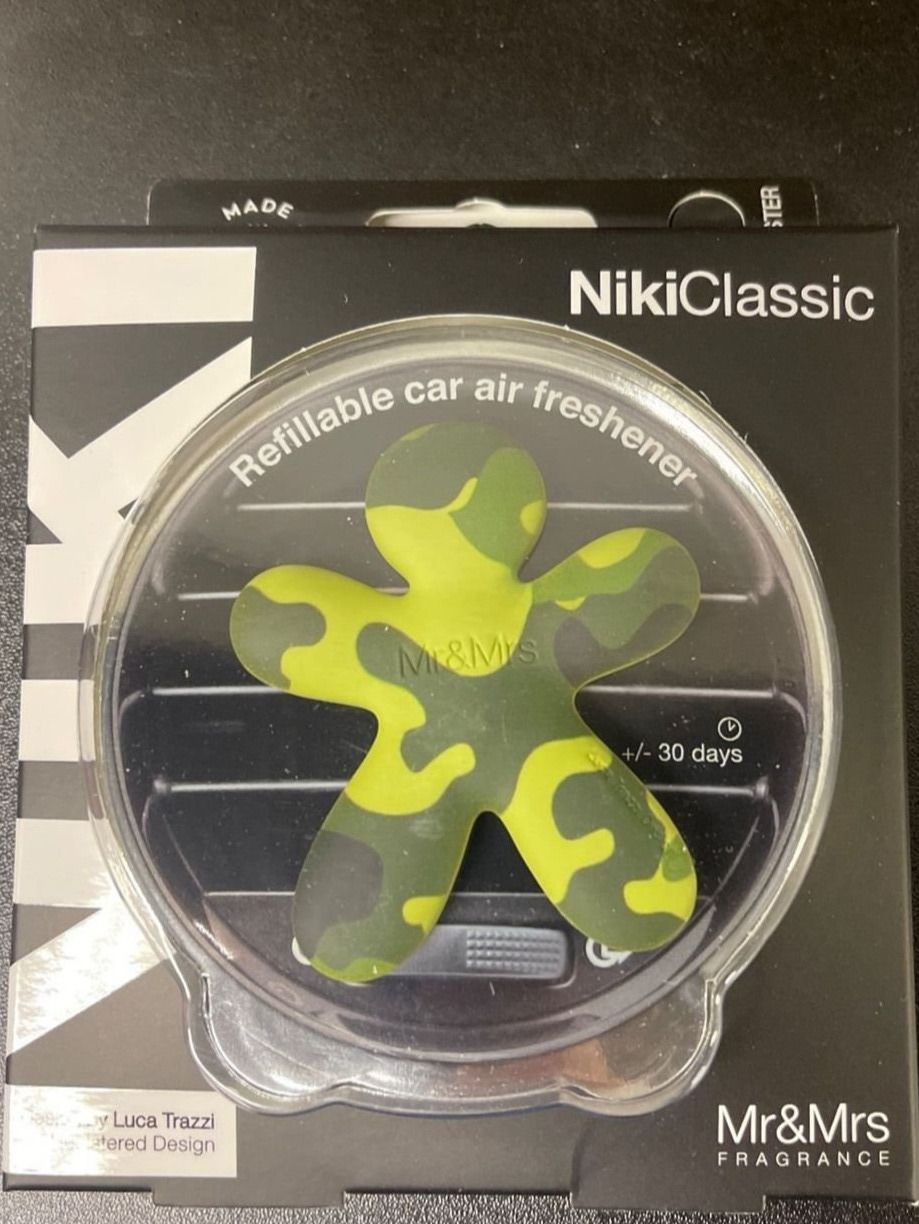 Spray per ambienti: Auto Lufterfrischer Mr&Mrs Niki Classic - Pine & Eucaly – Nuovo e nell'imballaggio originale da Grenchen venduto da Zombiepolizist