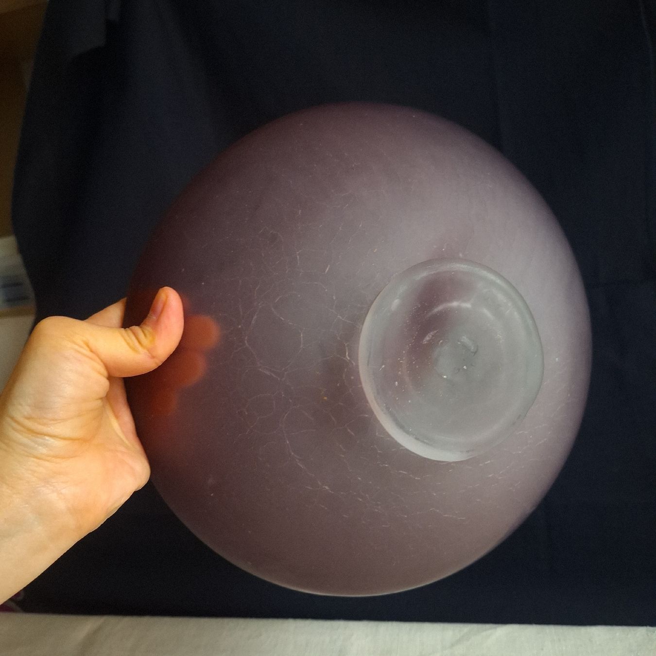 Schalen: Versand möglich! Elegante Glasschale, Schüssel, – Gebraucht aus Winterthur von Goldpipau 6